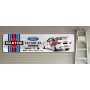 Ford Escort RS Cosworth Martini Rally Car Garage/Workshop Banner
